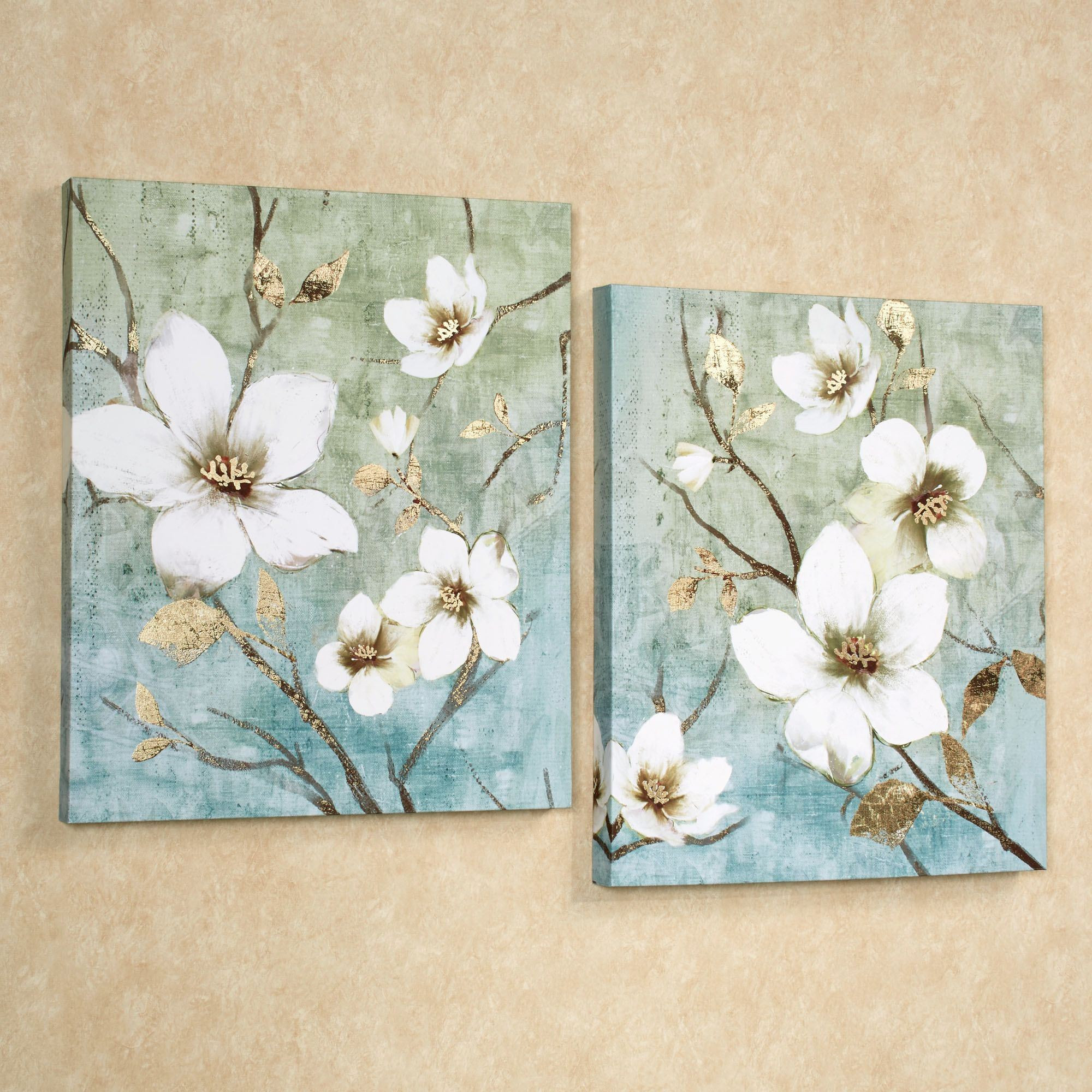 Best ideas about Canvas Wall Art Sets
. Save or Pin In Bloom Floral Canvas Wall Art Set Now.