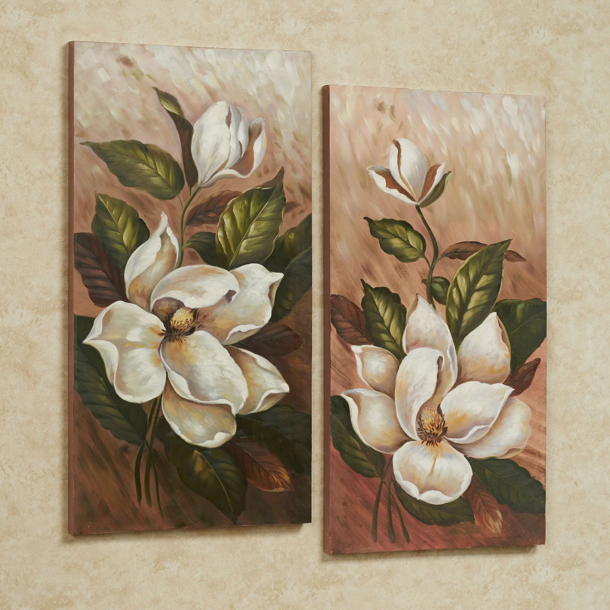 Best ideas about Canvas Wall Art Sets
. Save or Pin Annalynn Magnolia Floral Canvas Wall Art Set Now.