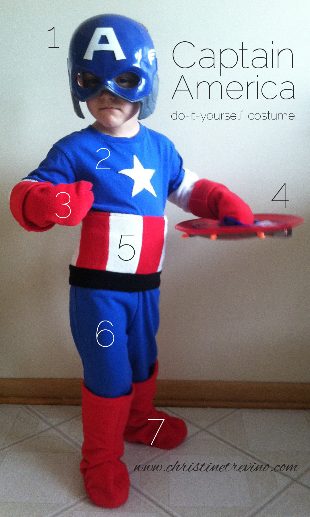 Best ideas about Captain America Mask DIY
. Save or Pin Captain America Costume Christine Trevino Now.