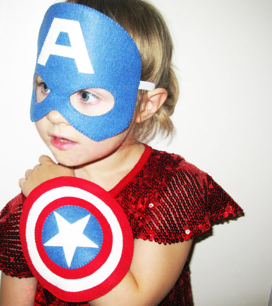 Best ideas about Captain America Mask DIY
. Save or Pin Captain America Mask Shield set Superhero costume for kids Now.