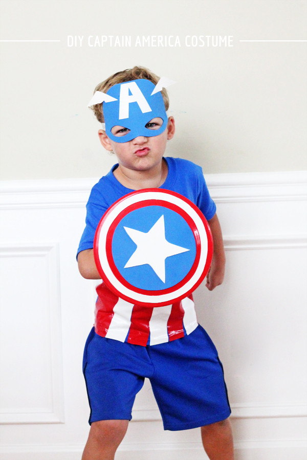 Best ideas about Captain America Mask DIY
. Save or Pin DIY Captain America Costume with PB Kids Now.