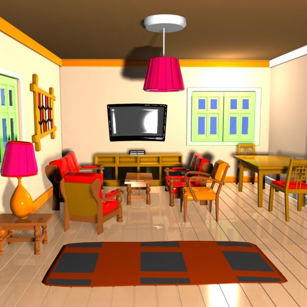 Best ideas about Cartoon Living Room
. Save or Pin cartoon living room 3ds Now.