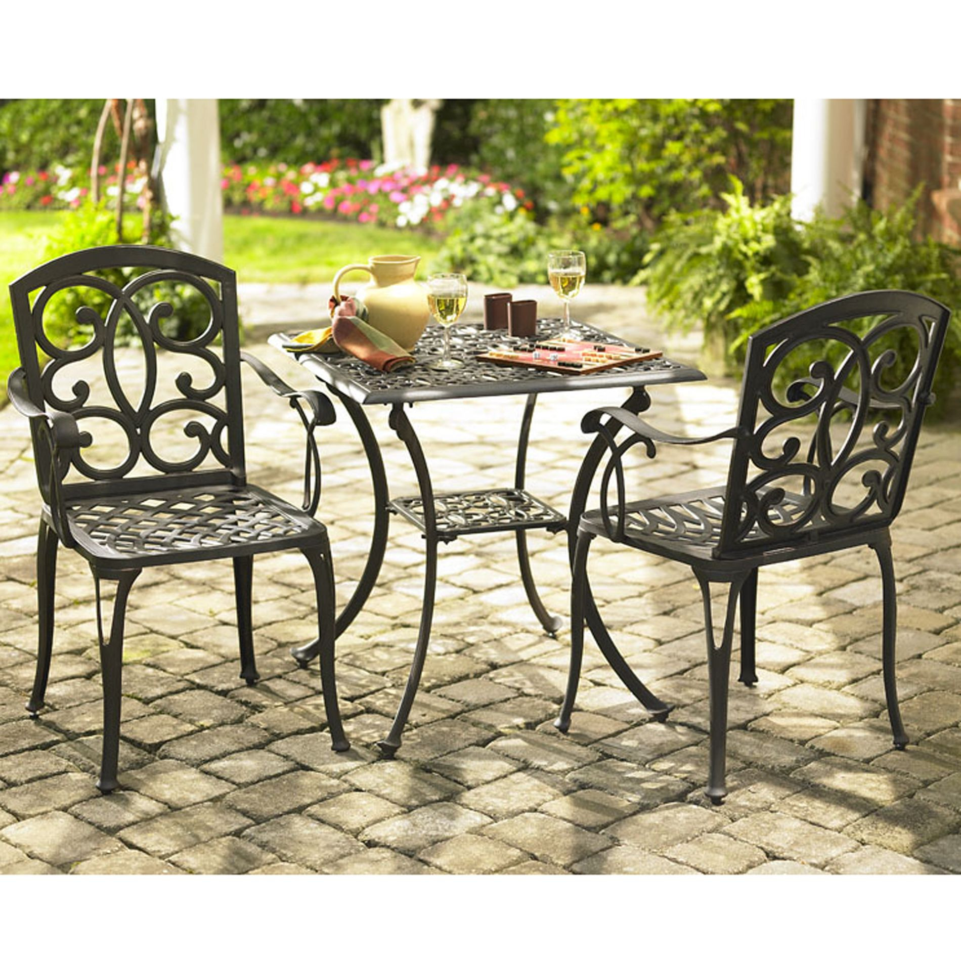 Best ideas about Cast Iron Patio Furniture
. Save or Pin Country Living Cast Iron Aluminum Patio Square Bistro Now.