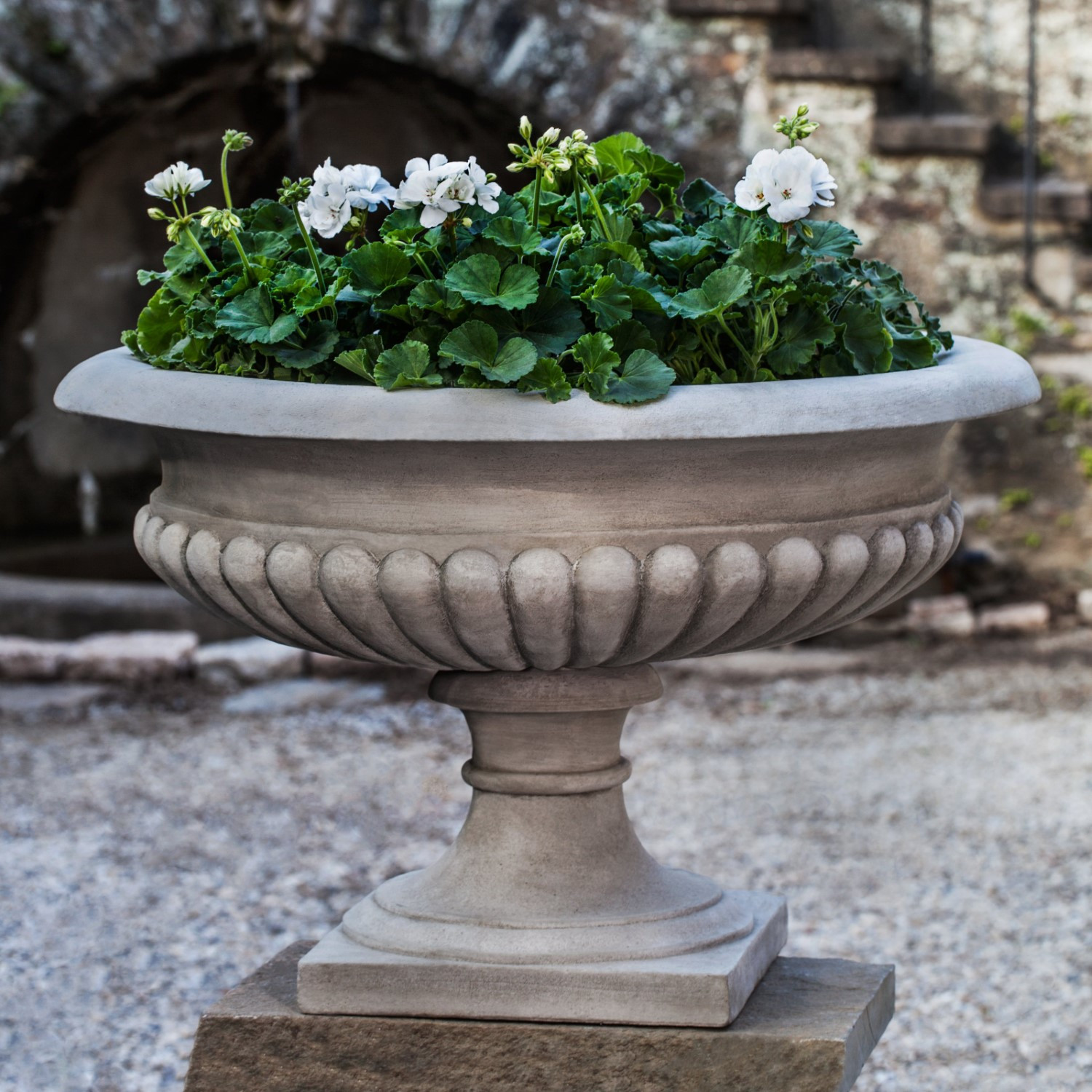 Best ideas about Cast Stone Planters
. Save or Pin Campania International Kingscote Urn Cast Stone Planter Now.