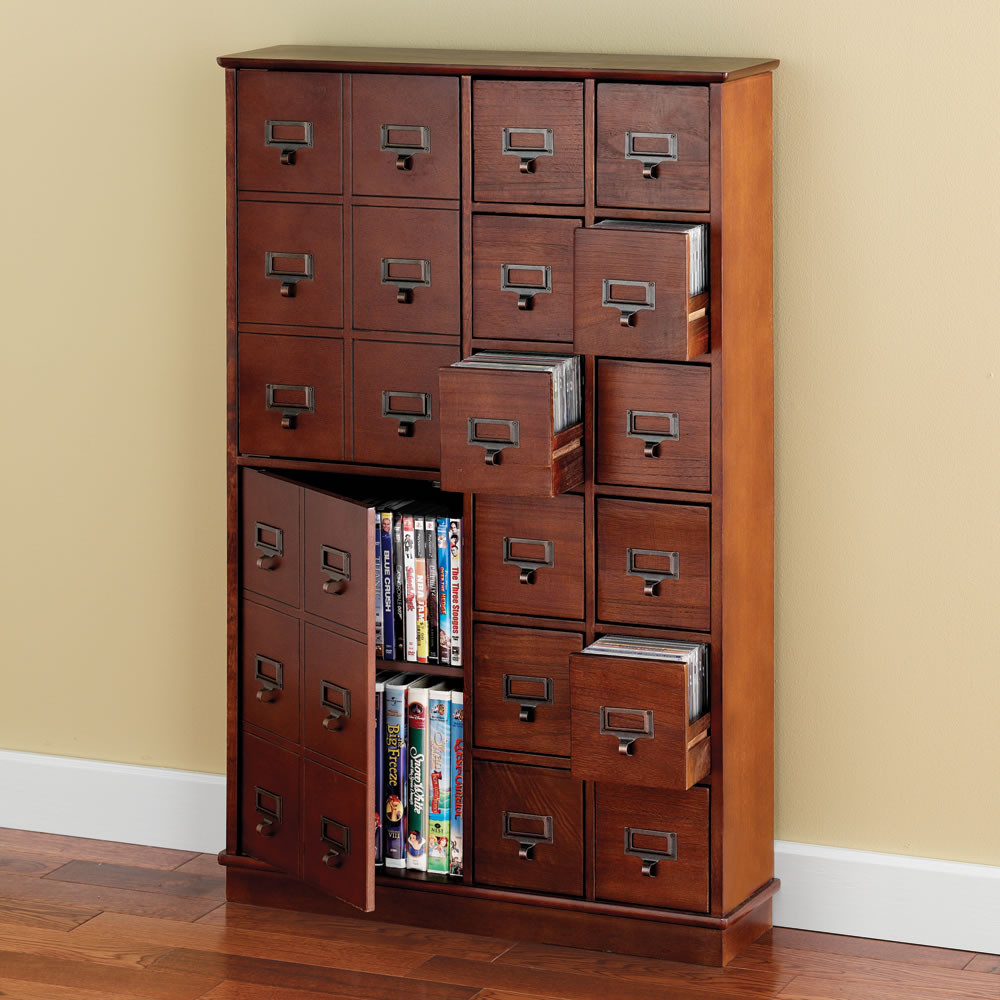 Best ideas about Cd Storage Cabinet
. Save or Pin The Space Saving CD DVD Storage Cabinet Hammacher Schlemmer Now.