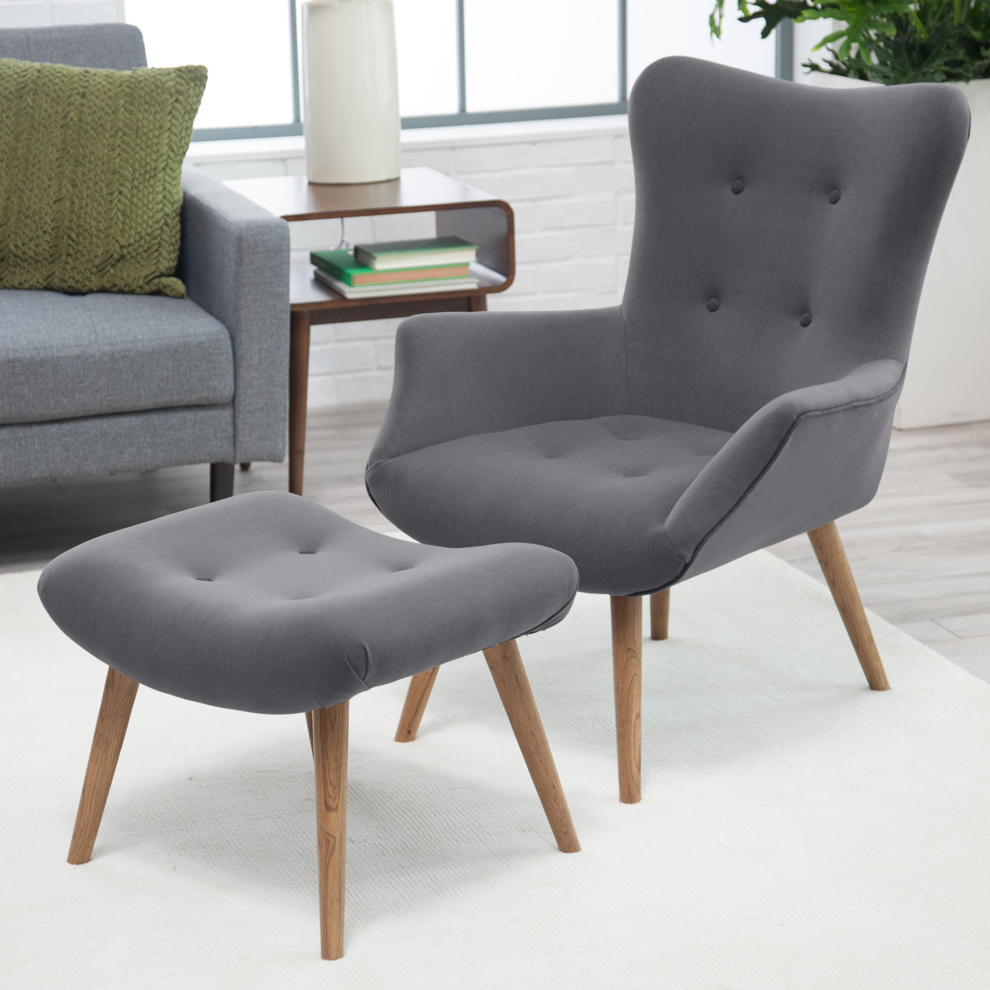 Best ideas about Chair And Ottoman
. Save or Pin Belham Living Matthias Mid Century Modern Chair and Now.