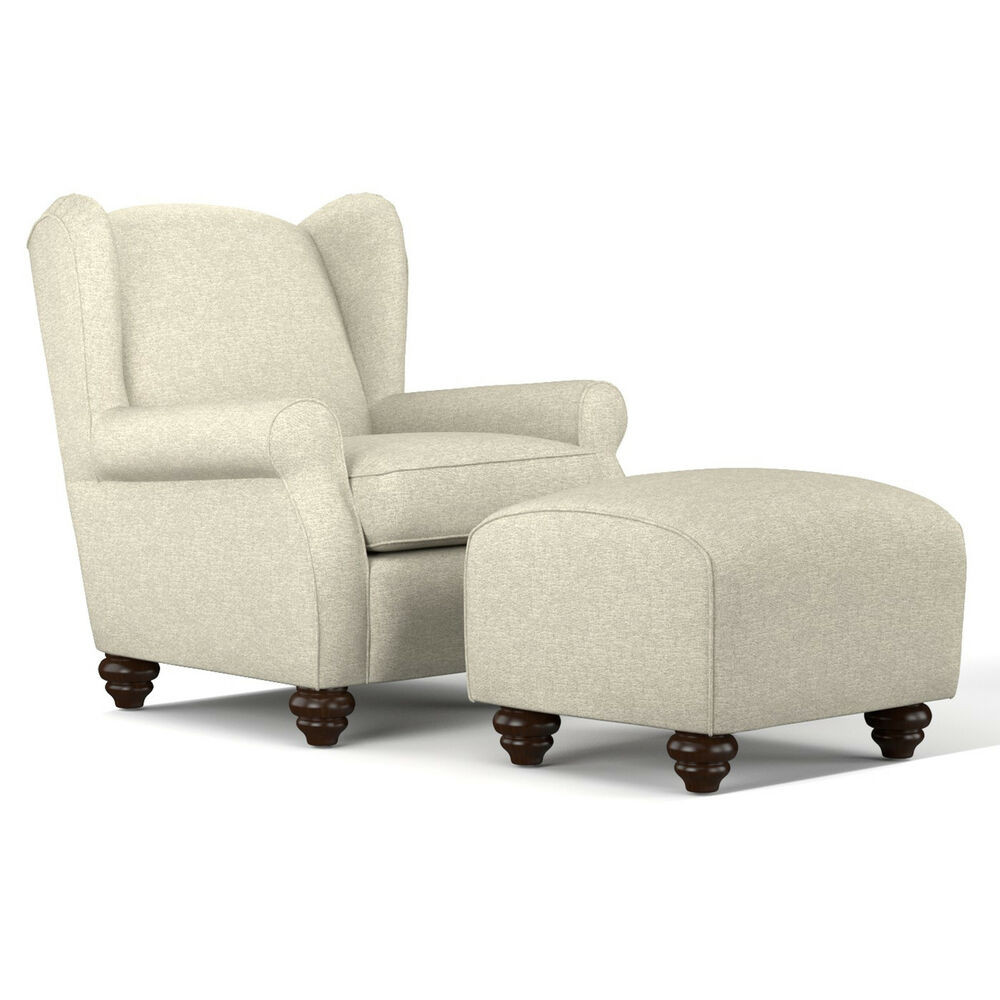 Best ideas about Chair And Ottoman
. Save or Pin Handy Living Hana Barley Tan Linen Wingback Chair and Now.