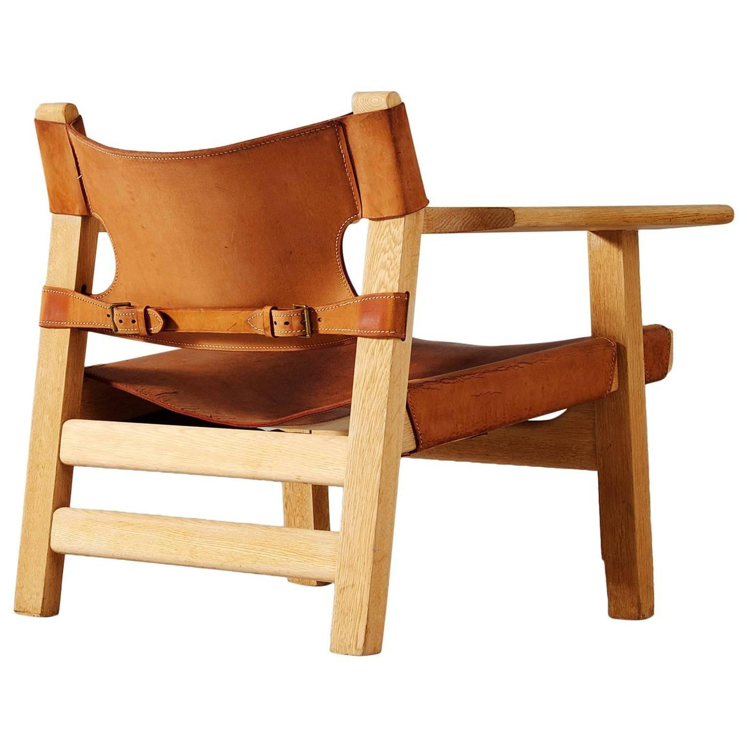 Best ideas about Chair In Spanish
. Save or Pin Børge Mogensen Spanish Chair in Solid Oak and Cognac Now.