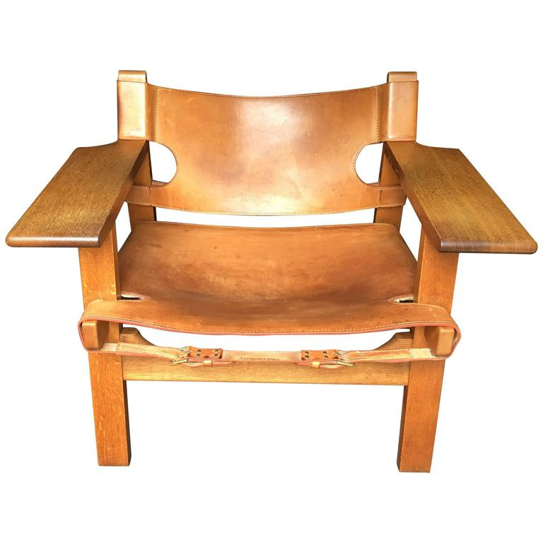 Best ideas about Chair In Spanish
. Save or Pin Børge Mogensen Spanish Chair in Solid Oak and Cognac Now.