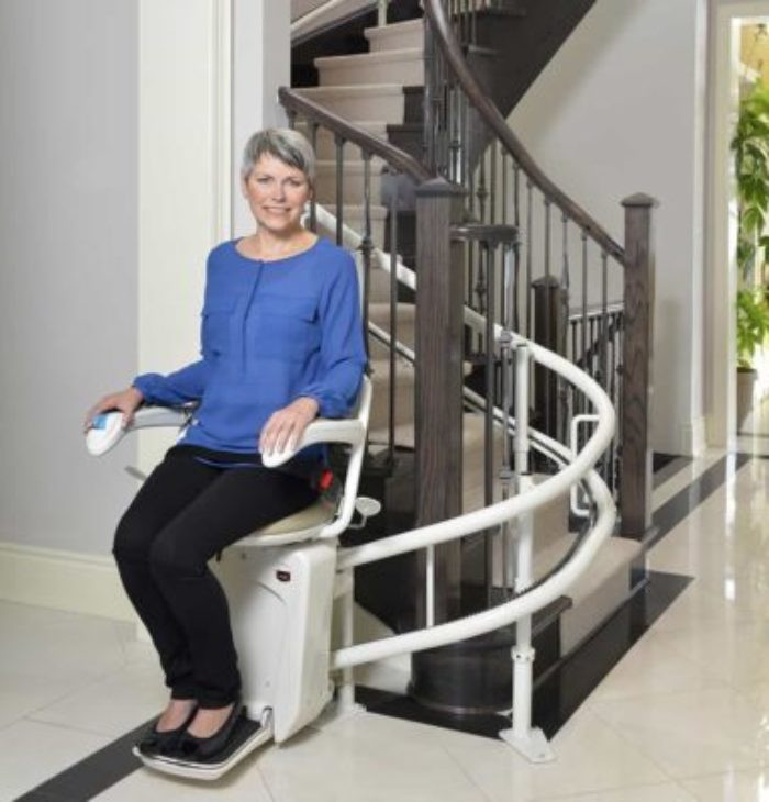 Best ideas about Chair Lift For Stairs Cost
. Save or Pin Savaria Stairfriend Curved Stair Lift Now.