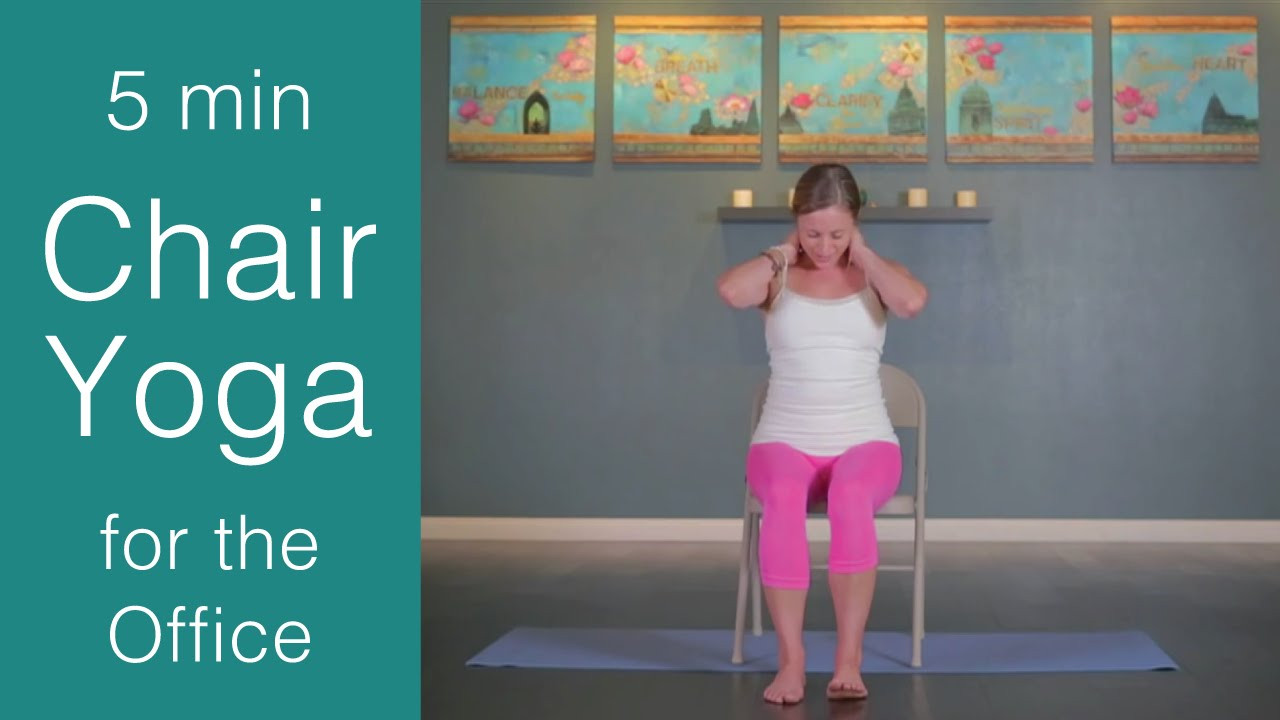 Best ideas about Chair Yoga Youtube
. Save or Pin Chair Yoga 5 min Yoga exercises at your desk Now.