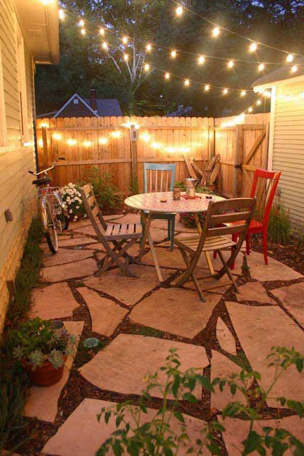 Best ideas about Cheap Backyard Patio Ideas
. Save or Pin 24 Jaw Dropping Beautiful Yard and Patio String Lighting Now.