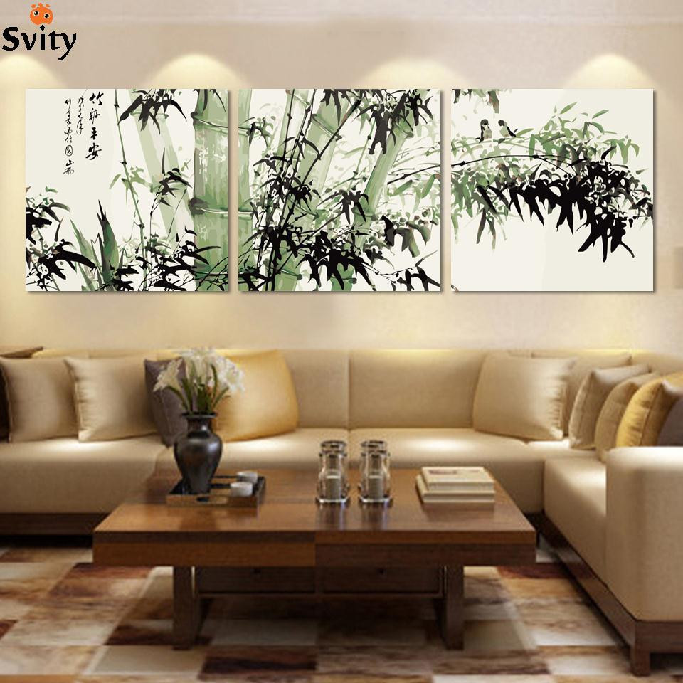 Best ideas about Cheap Canvas Wall Art
. Save or Pin Fashion large canvas art cheap modern abstract bamboo Now.