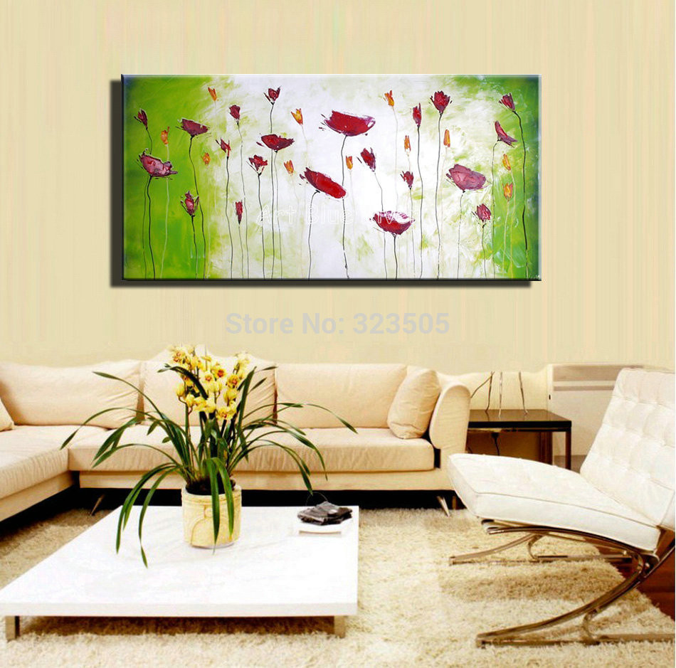 Best ideas about Cheap Canvas Wall Art
. Save or Pin decorative cheap wall art abstract poppy green Now.