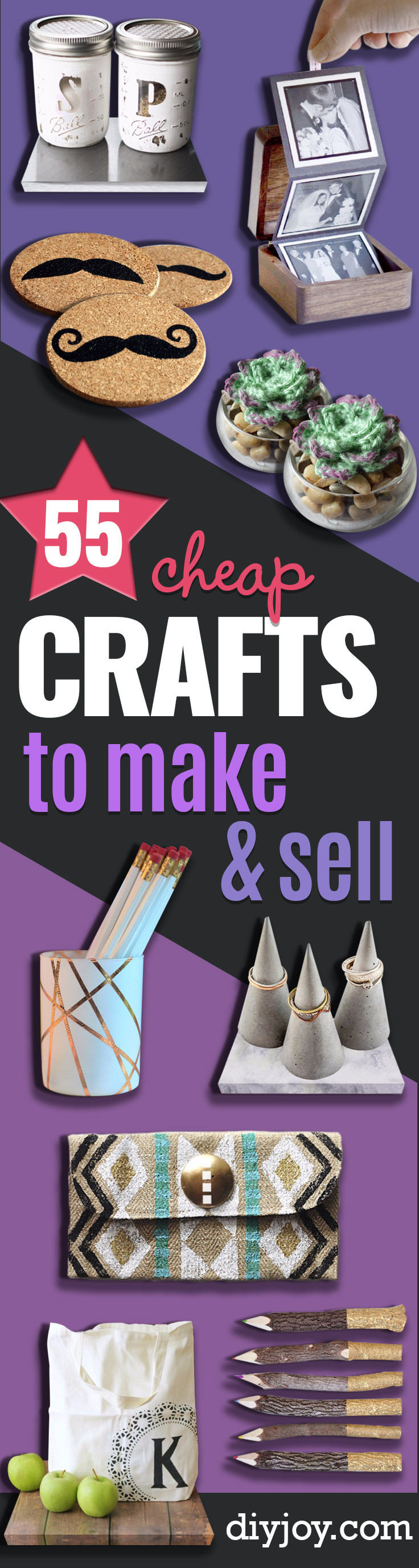 Best ideas about Cheap Craft Ideas For Adults
. Save or Pin 55 Cheap Crafts to Make and Sell Now.