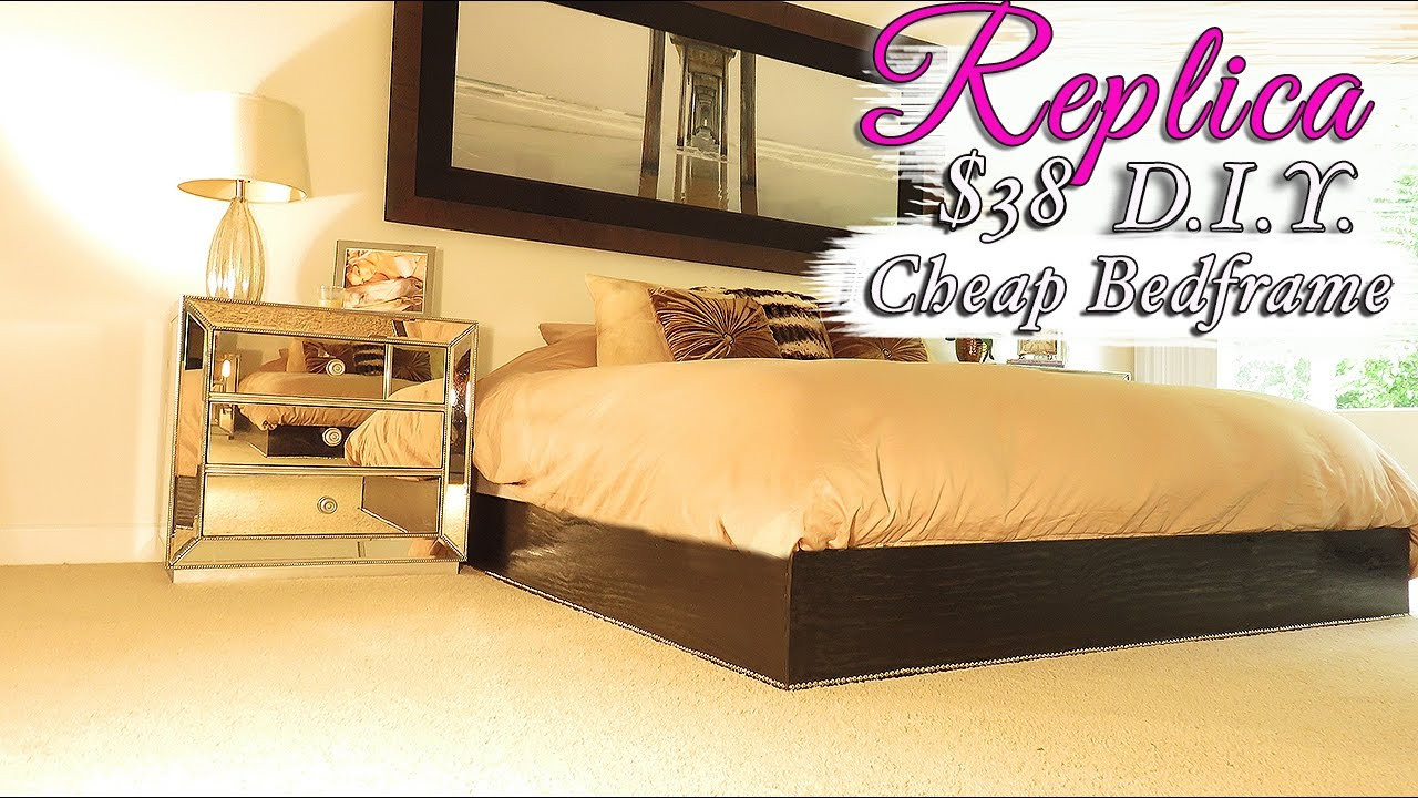 Best ideas about Cheap DIY Bed Frame
. Save or Pin DIY Bed Frame Platform Bed frame CHEAP BED FRAME IDEAS Now.