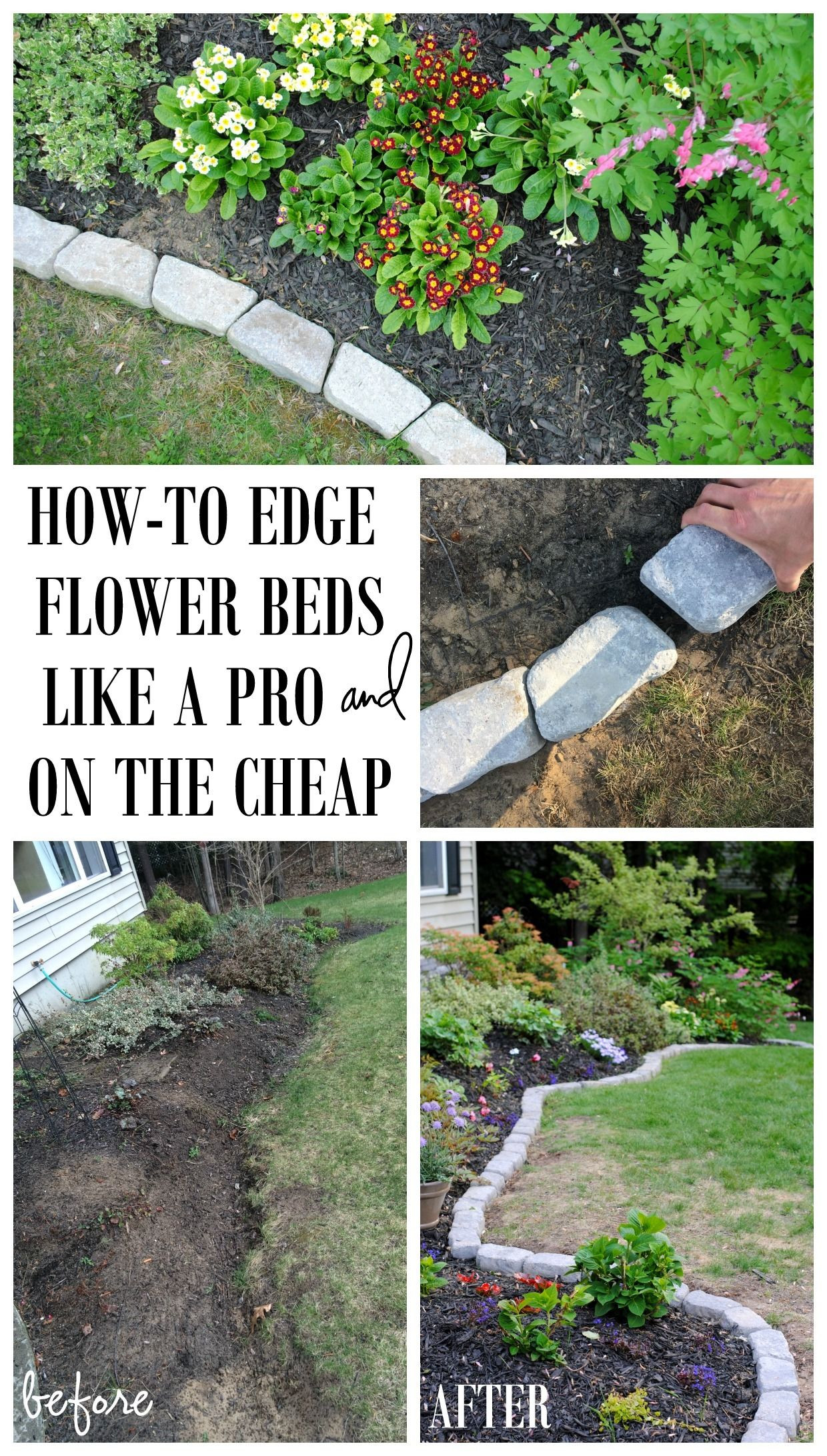 Best ideas about Cheap Garden Ideas
. Save or Pin The Perfect Border for your Beds Defining a gardens edge Now.