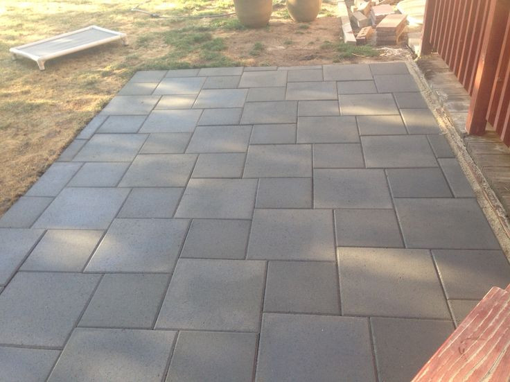 Best ideas about Cheap Patio Paver Ideas
. Save or Pin Patio of inexpensive concrete pavers … Now.