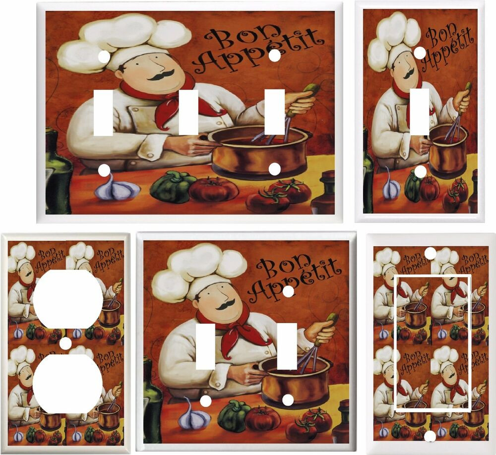 Best ideas about Chef Kitchen Decoration
. Save or Pin FAT CHEF KITCHEN DECOR LIGHT SWITCH COVER PLATE OR OUTLET Now.