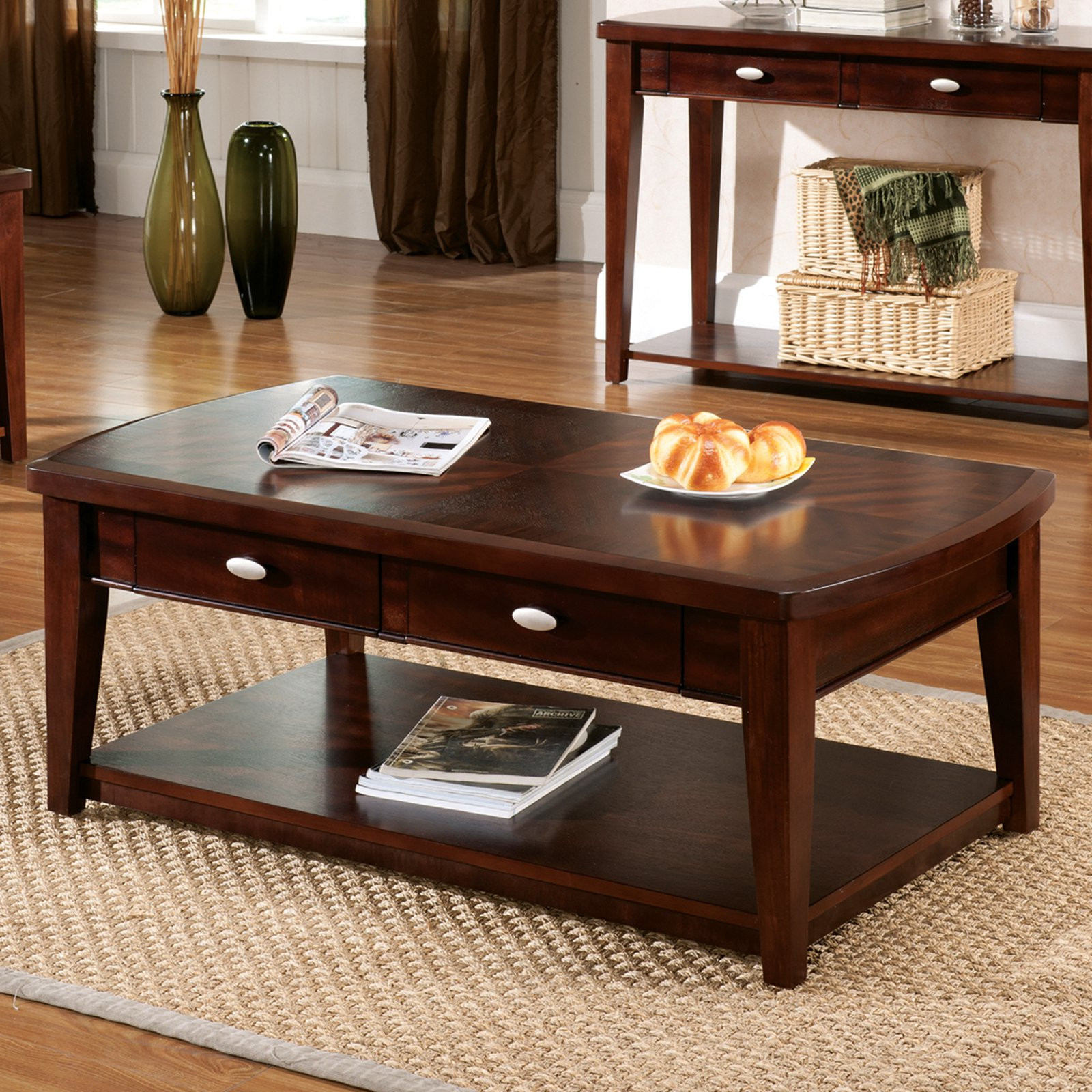 Best ideas about Cherry Wood Coffee Table
. Save or Pin Steve Silver Huntington Rectangle Cherry Wood Coffee Table Now.