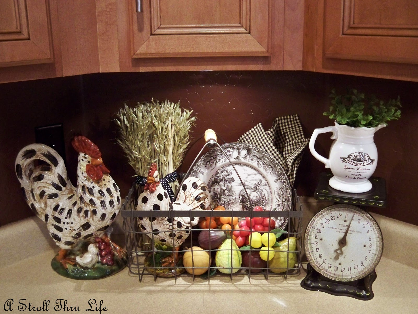 Best ideas about Chicken Kitchen Decorations
. Save or Pin rooster vignette on Pinterest Now.