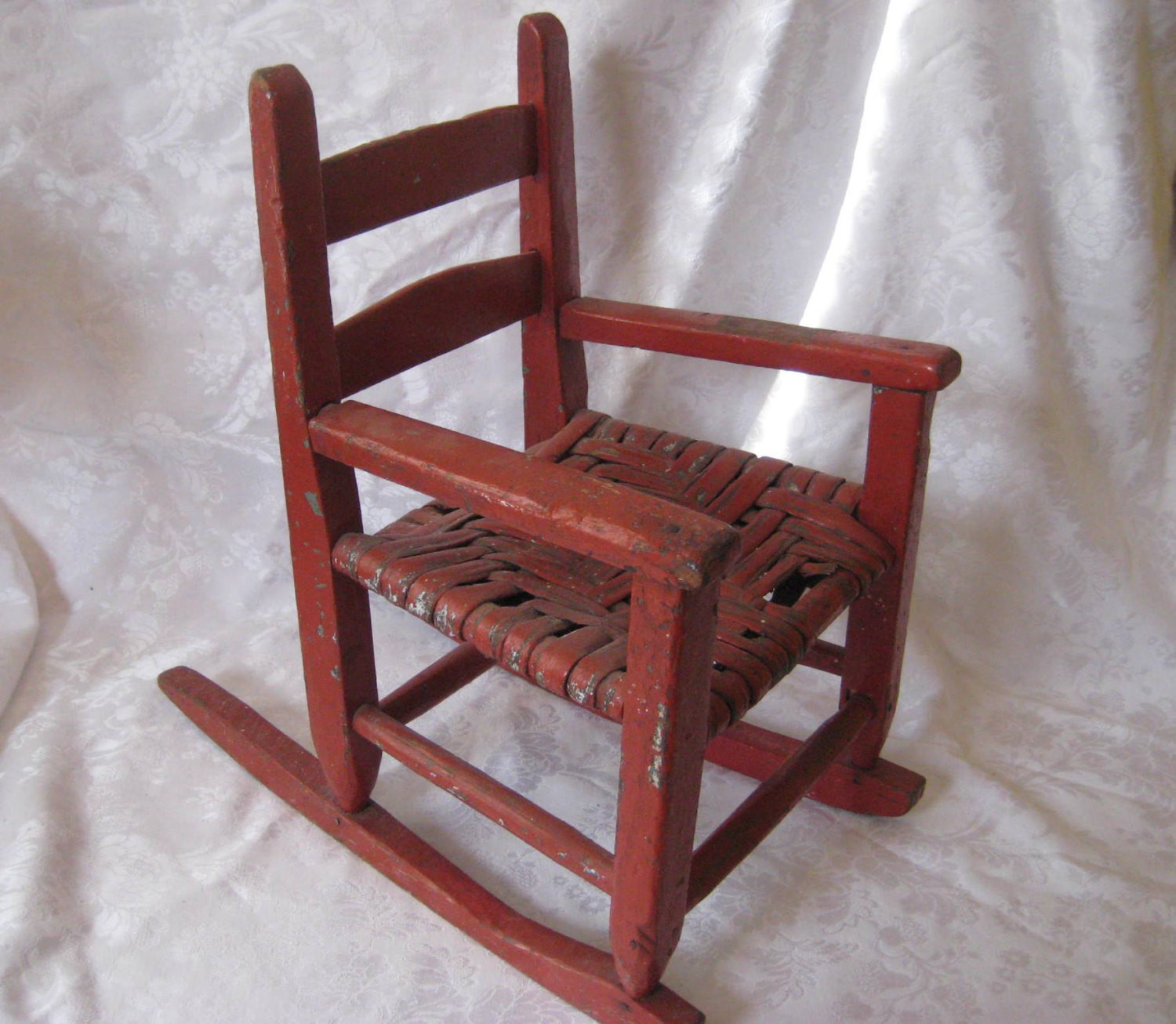 Best ideas about Child Rocking Chair
. Save or Pin Antique red rocking chair child s rocker by CathysShabbyFarm Now.