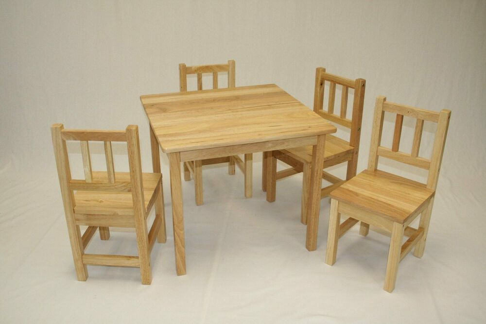 Best ideas about Childrens Table And Chairs
. Save or Pin Kids Table and 4 Chairs 5pcs Set in Natual Now.