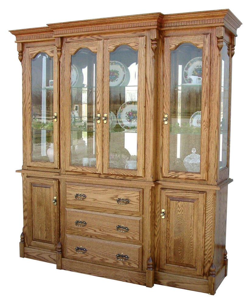 Best ideas about China Cabinet Hutch
. Save or Pin Amish Dining Room Hutch Traditional China Cabinet Solid Now.