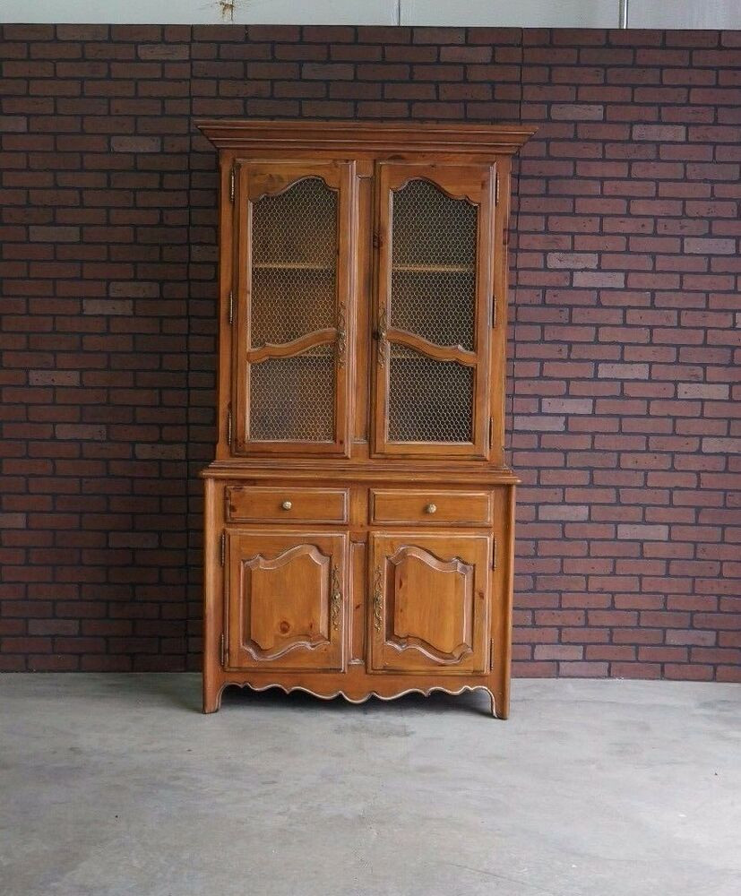Best ideas about China Cabinet Hutch
. Save or Pin Hutch China Cabinet Linen Cabinet Country French Now.