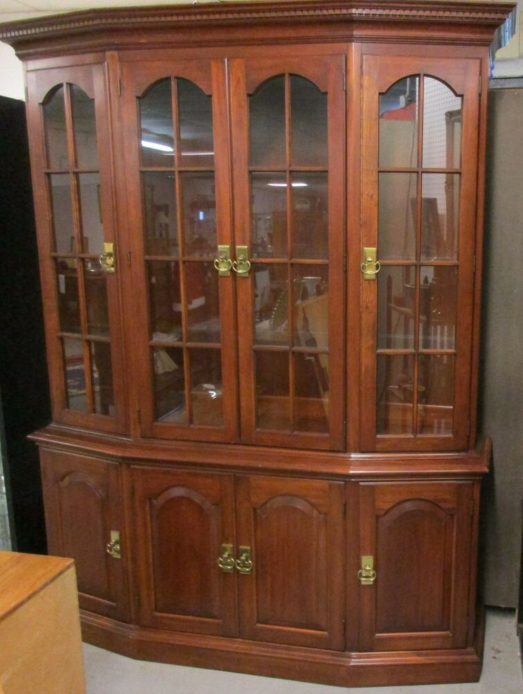 Best ideas about China Cabinet Hutch
. Save or Pin Beautiful Pennsylvania House Lighted Cherry Breakfront Now.