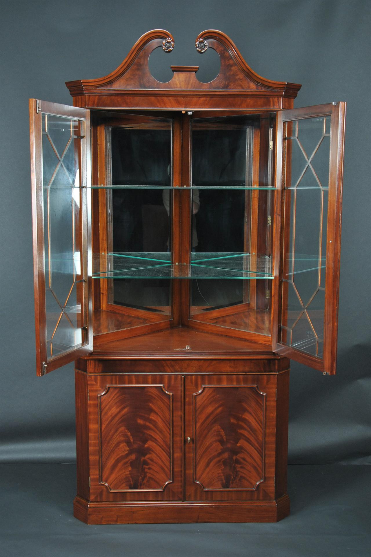 Best ideas about China Cabinet Hutch
. Save or Pin Corner China Cabinet or Corner Hutch for the Dining Room Now.