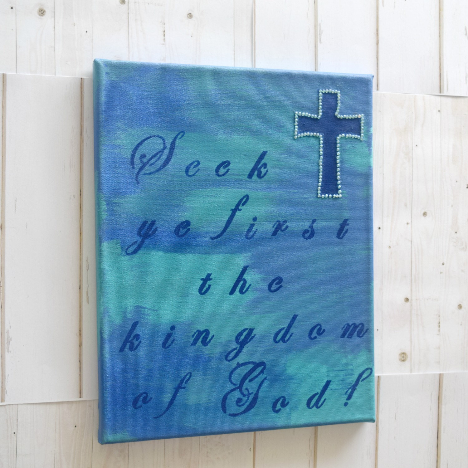 Best ideas about Christian Wall Art
. Save or Pin Religious Wall Decor Christian Wall Sign Bible Verse Canvas Now.
