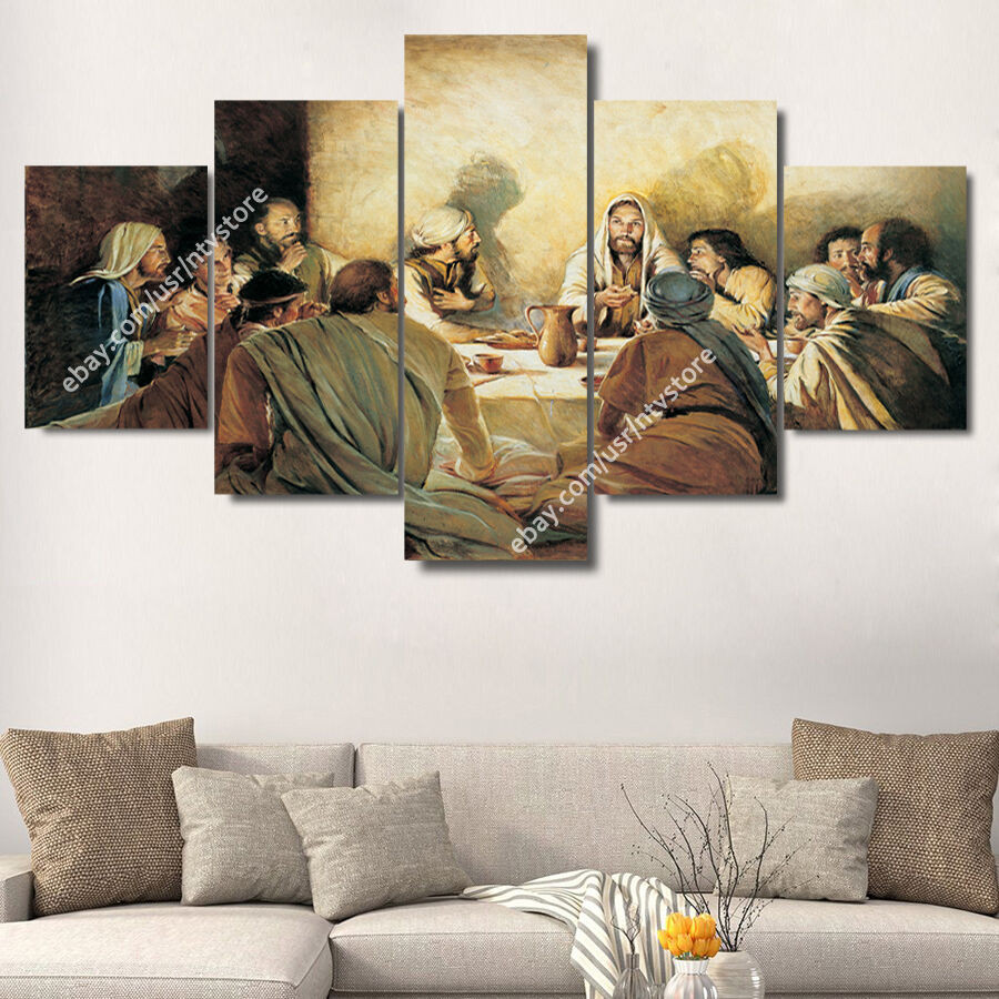 Best ideas about Christian Wall Art
. Save or Pin Jesus Christ & Apostles Painting Wall Art Canvas Print Now.