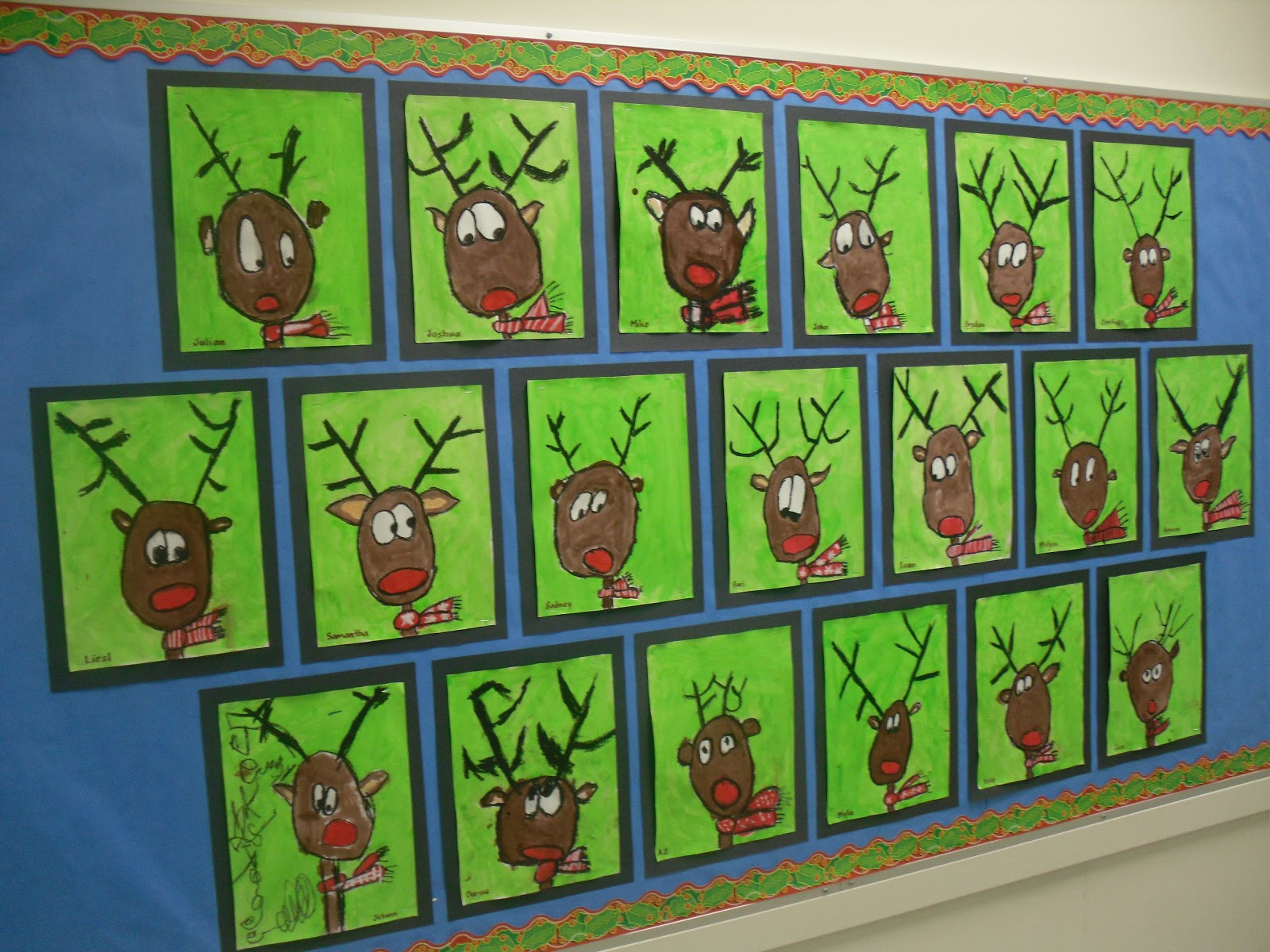 Best ideas about Christmas Art Ideas For Teachers
. Save or Pin ARTventurous Reindeer Portraits Now.