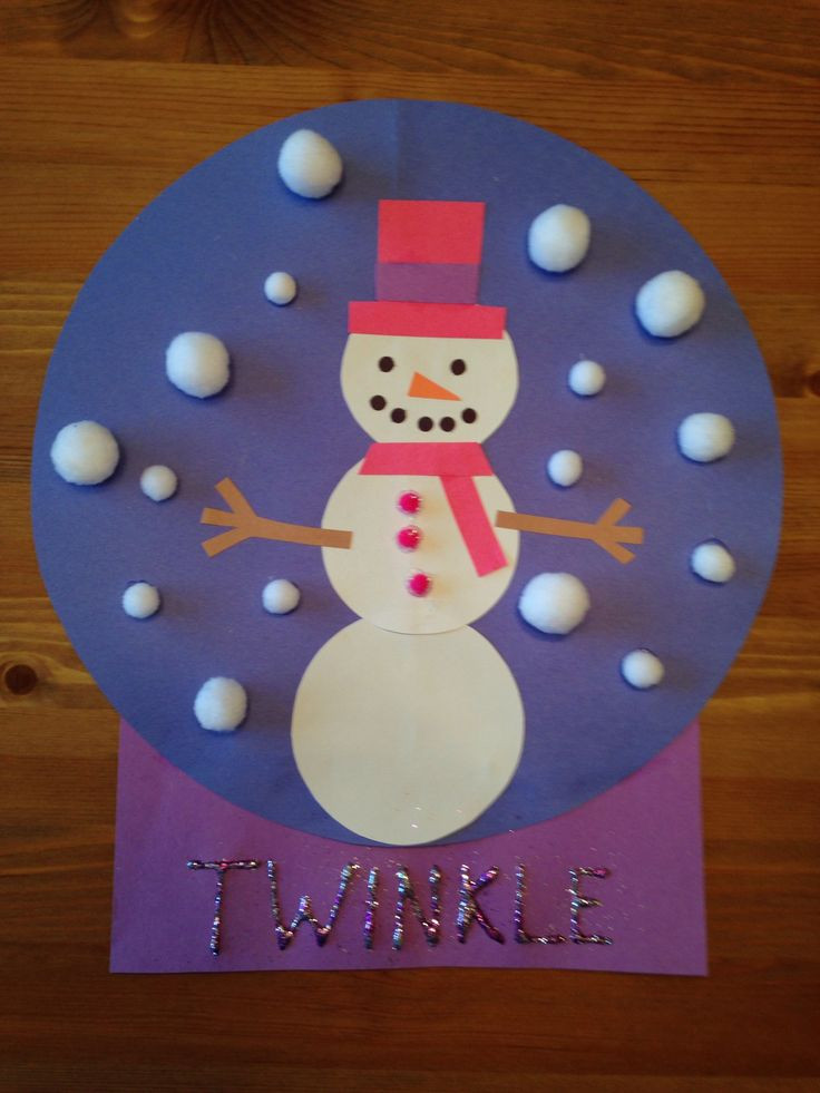 Best ideas about Christmas Craft Ideas For Pre School
. Save or Pin Snowman Snow Globe Craft Snowgirl craft Winter Craft Now.