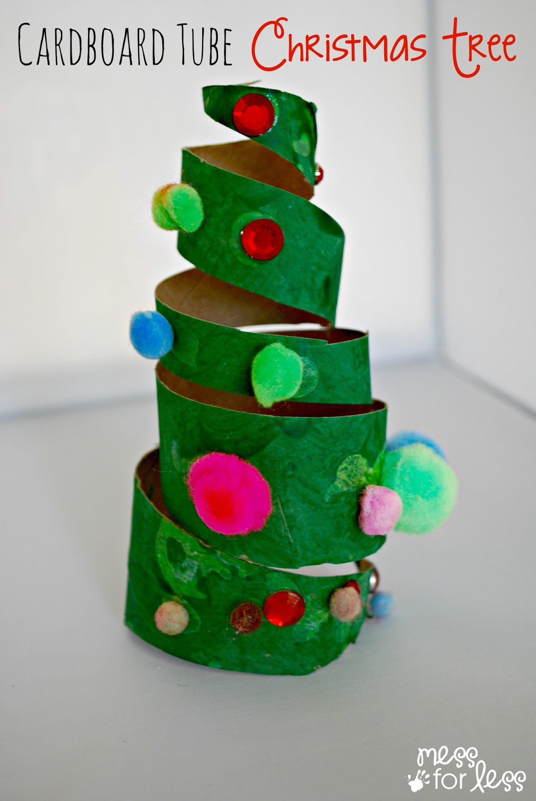 Best ideas about Christmas Craft Projects For Kids
. Save or Pin Christmas Crafts for Kids Cardboard Tube Christmas Tree Now.