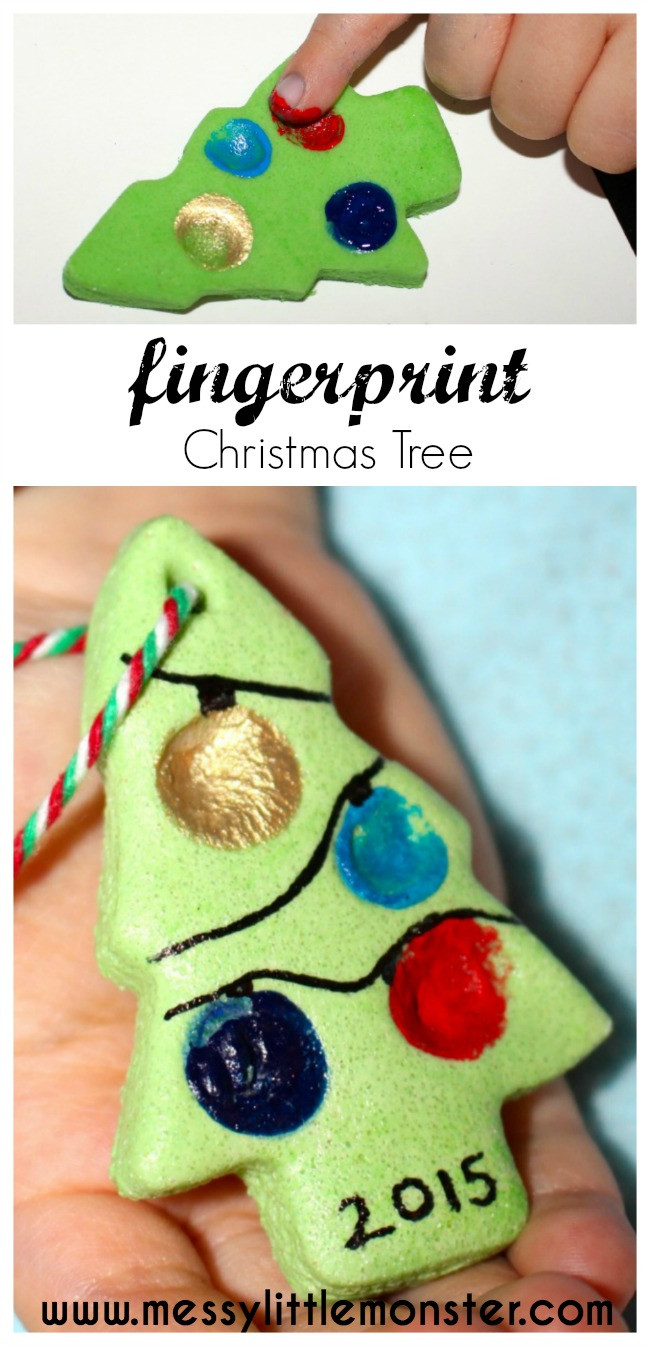 Best ideas about Christmas Crafts For Older Kids
. Save or Pin Salt Dough Fingerprint Christmas Tree Messy Little Monster Now.
