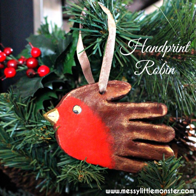 Best ideas about Christmas Crafts For Older Kids
. Save or Pin Handprint Robin Ornament Messy Little Monster Now.