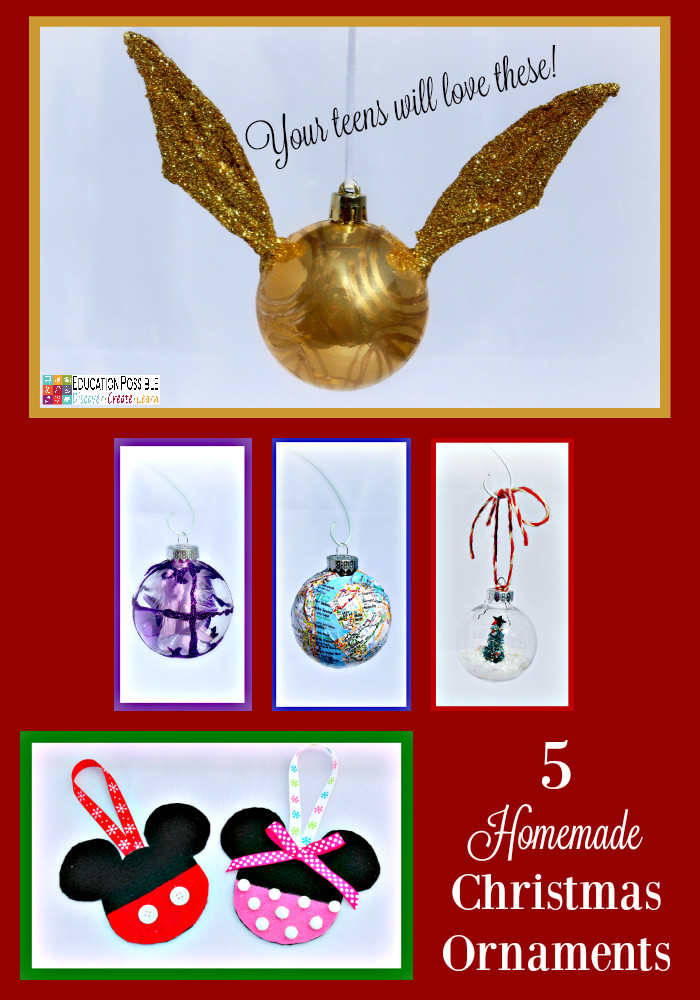 Best ideas about Christmas Crafts For Teen
. Save or Pin 5 Homemade Christmas Ornaments Teens will want to Make Now.