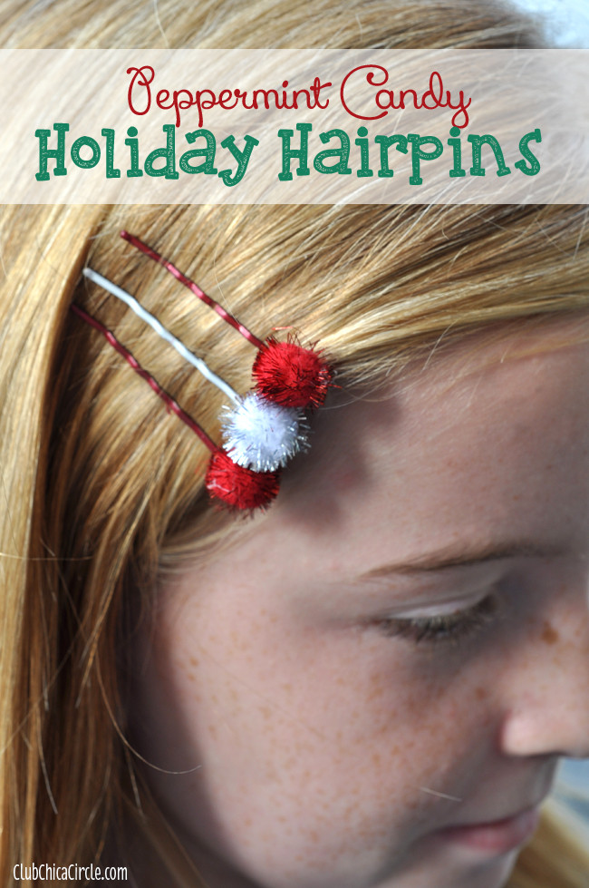 Best ideas about Christmas Crafts For Tweens
. Save or Pin Homemade Holiday Hairpins Gift Idea – Holiday Craft Lightning Now.