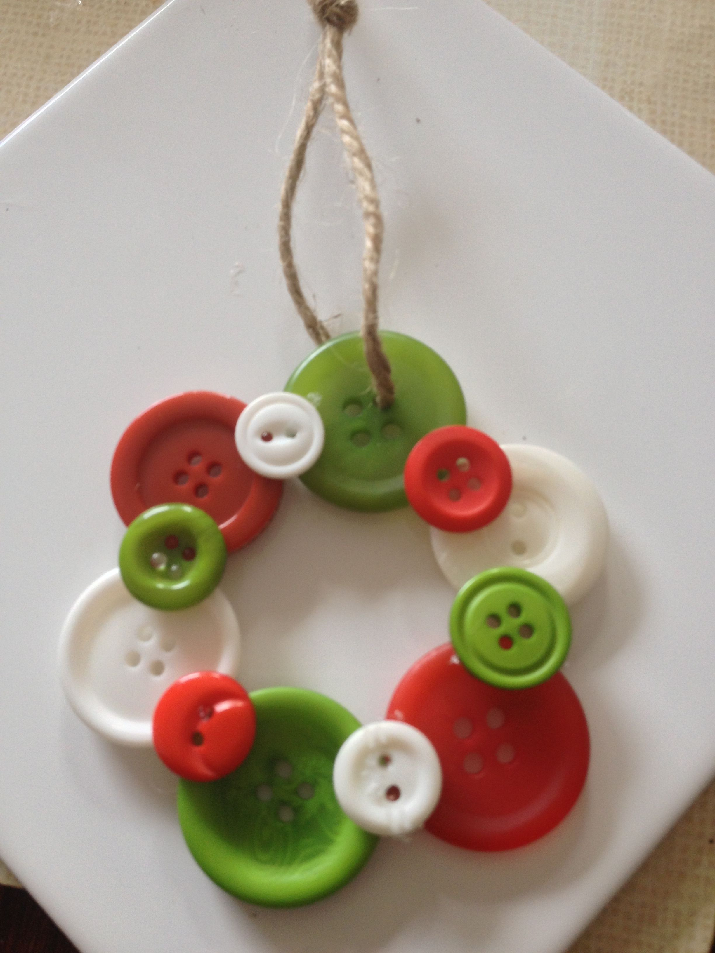 Best ideas about Christmas Decoration Craft Ideas
. Save or Pin Button ornament for Christmas tree Now.