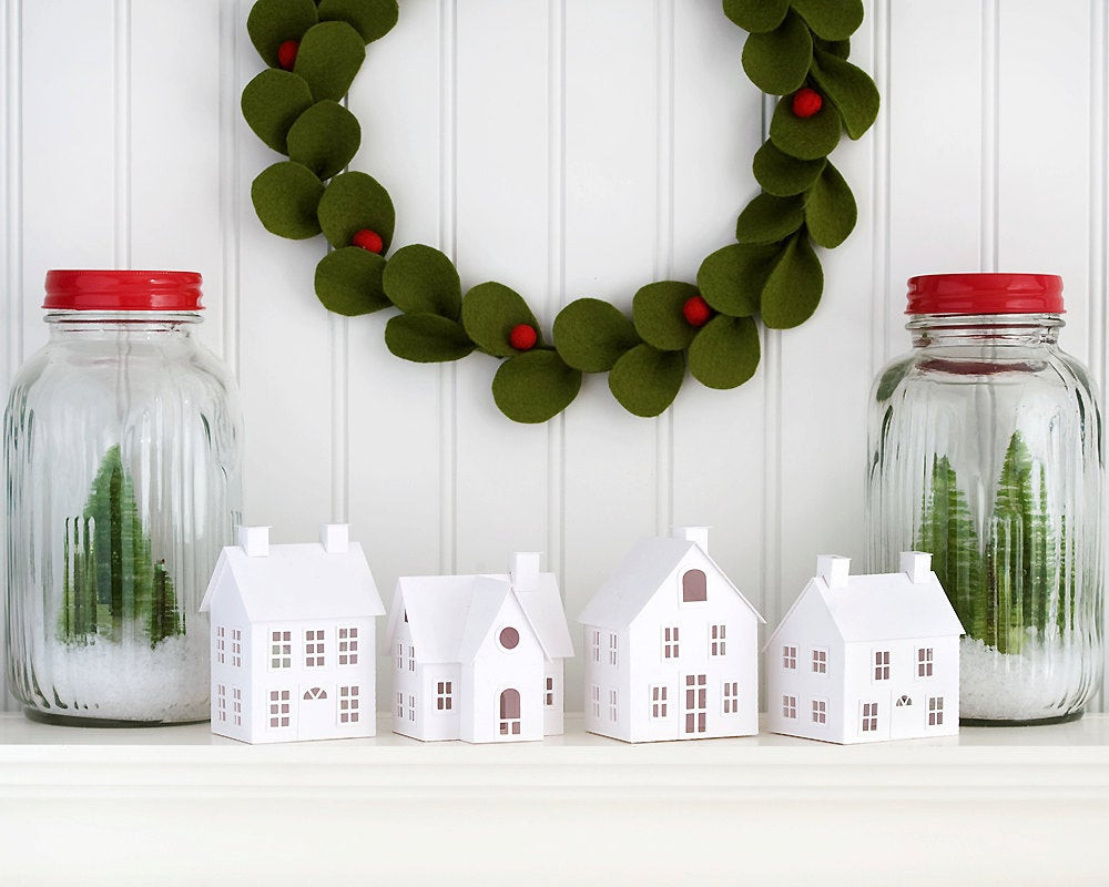 Best ideas about Christmas Decoration DIY
. Save or Pin DIY Putz Village Christmas Decorations DIY Christmas Putz Now.