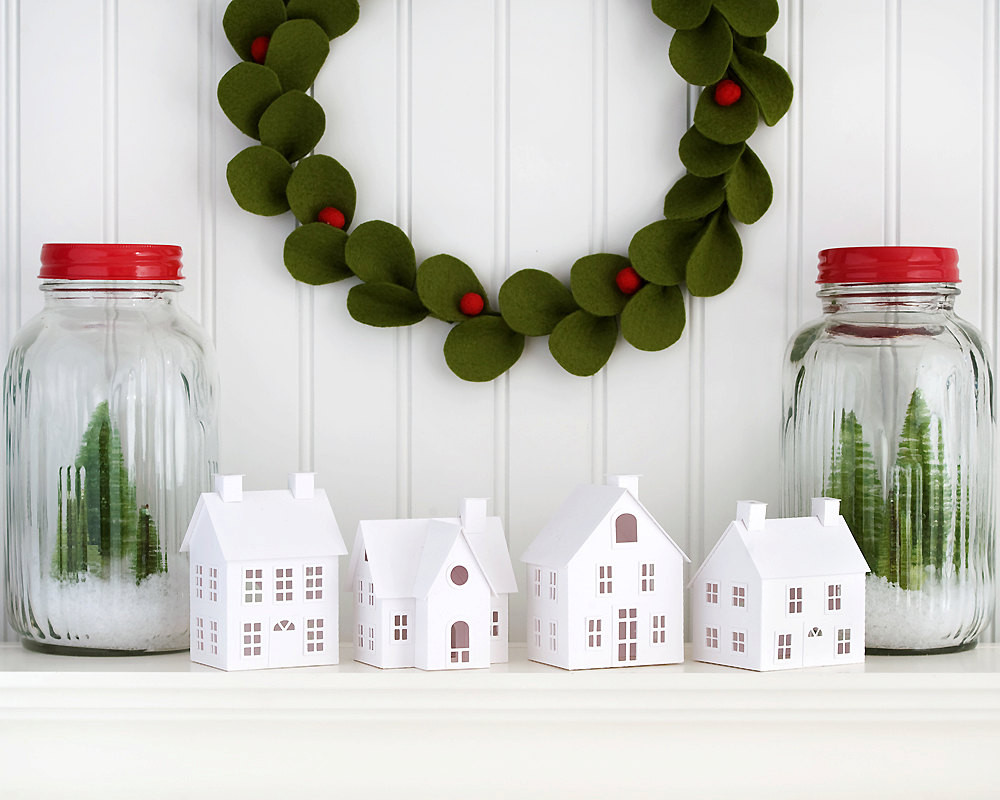 Best ideas about Christmas DIY Decor
. Save or Pin DIY Putz Village Christmas Decorations DIY Christmas Putz Now.