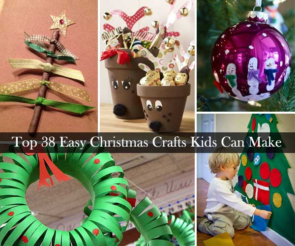 Best ideas about Christmas DIY For Kids
. Save or Pin Top 38 Easy and Cheap DIY Christmas Crafts Kids Can Make Now.