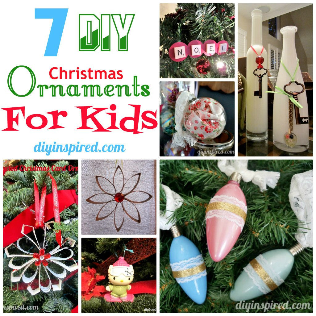 Best ideas about Christmas DIYs For Kids
. Save or Pin 7 DIY Christmas Ornaments for Kids DIY Inspired Now.