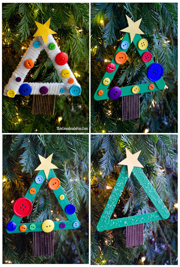 Best ideas about Christmas DIYs For Kids
. Save or Pin DIY Kids Craft Stick Christmas Tree Ornament TGIF This Now.