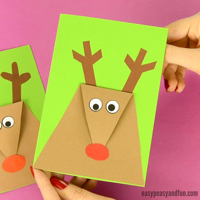 Best ideas about Christmas DIYs For Kids
. Save or Pin Reindeer Christmas Card Easy Peasy and Fun Now.