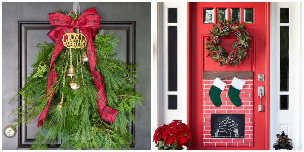 Best ideas about Christmas Door Decorations DIY
. Save or Pin 18 DIY Christmas Door Decorations Holiday Door Now.