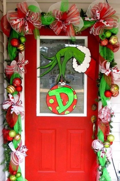 Best ideas about Christmas Door Decorations DIY
. Save or Pin 50 Christmas Door Decoration Ideas Pink Lover Now.