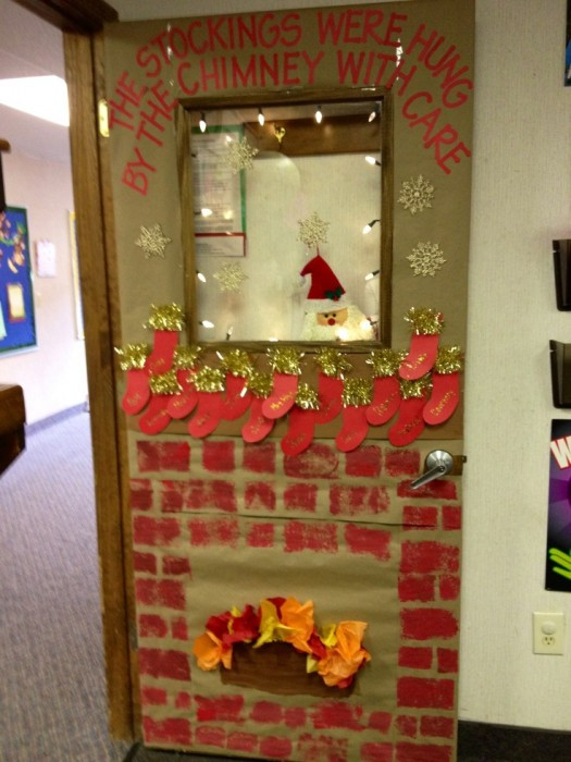 Best ideas about Christmas Door Decorations DIY
. Save or Pin DIY Door Decoration For Christmas Cathy Now.